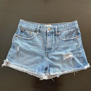 Madewell Highwaisted Denim Short